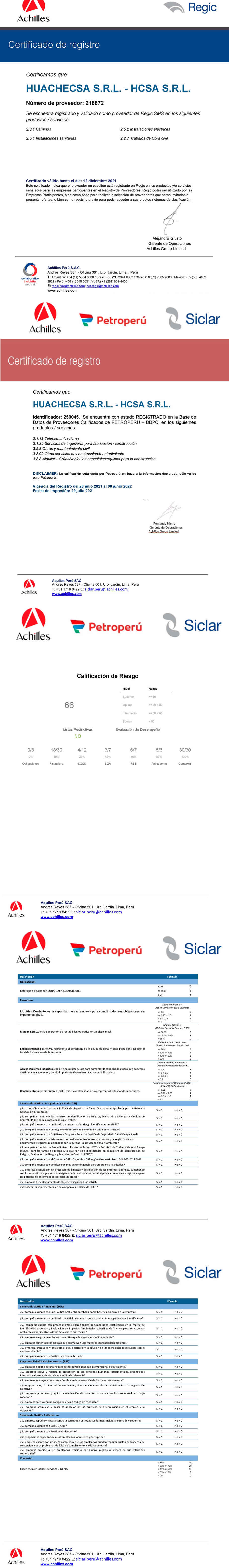 politica de calidad proxus