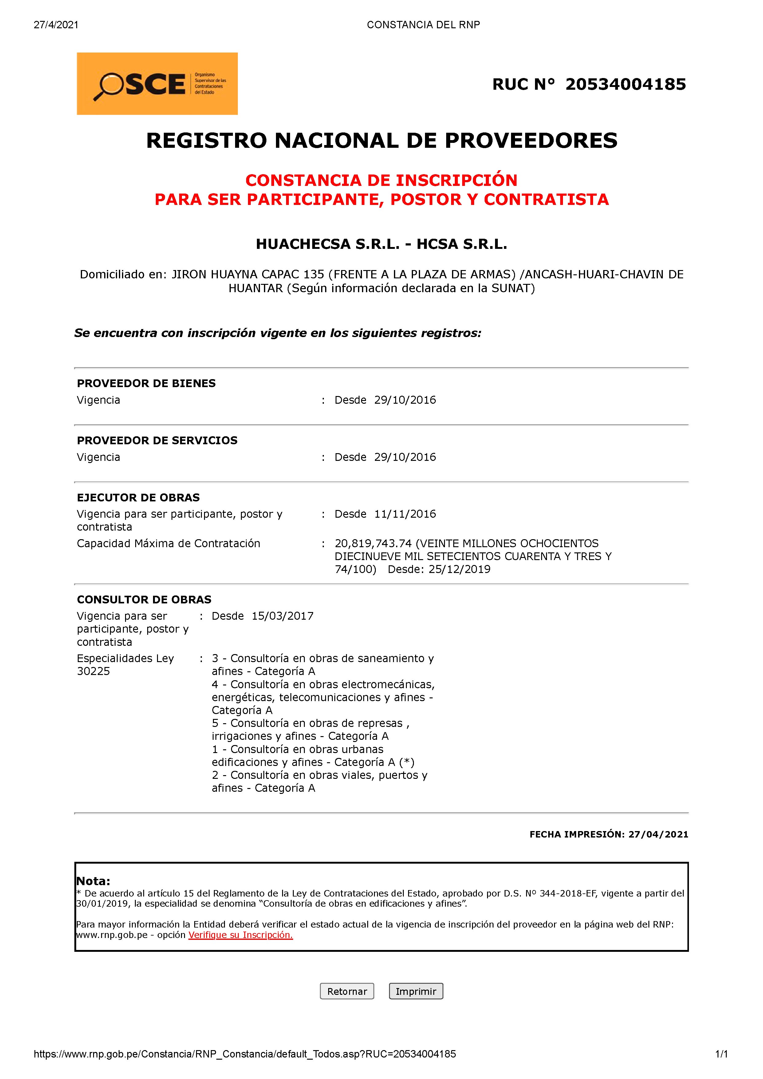 politica de calidad proxus